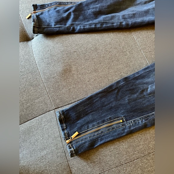 Seven7 for All Mankind Jeans Straight Leg with Ankle Zipper - Picture 6 of 9